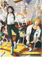 漫画分镜手稿特写